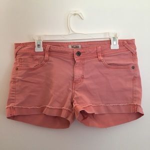 Pink Jean Shorts